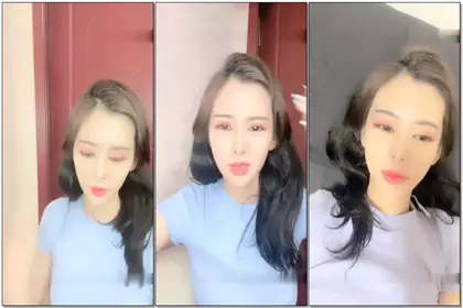 Native amateur college student wets her body and takes a selfie. Super plump big breast girl masturbates in a short video. The cunt is full of milky white juice (below)