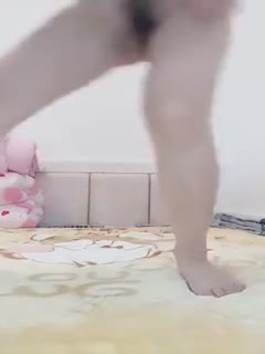 Masturbating on the bed, there is so much cunt juice