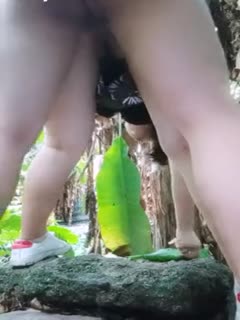 The plump and sexy anchor and her fuck buddy live broadcast of outdoor sex with big tits, big ass and fat pussy being fucked very happily