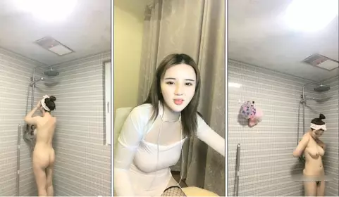 Conscientious anchor, taking a shower, masturbating, peeing for the first time, big breasts, fat ass, internet celebrity face, full of sluttish and superb beauty!