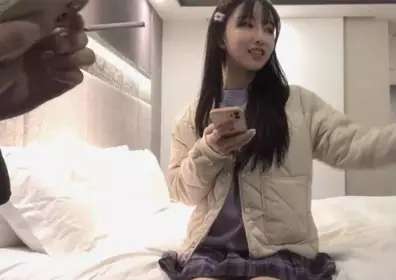 The latest Tumblr master developed and trained the high school graduate white tiger thin line tender girl visual impact is perfect shot full of semen