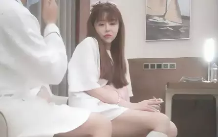 Sexy high-value girl, open her hole and lift her legs close-up standing sideways to thrust and ride on top