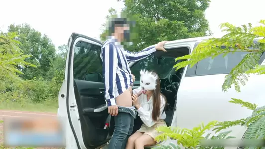Self-driving tour is too lonely, how about a roadside blowjob? .