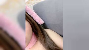 Selected selfies of a pink girl calling daddy.