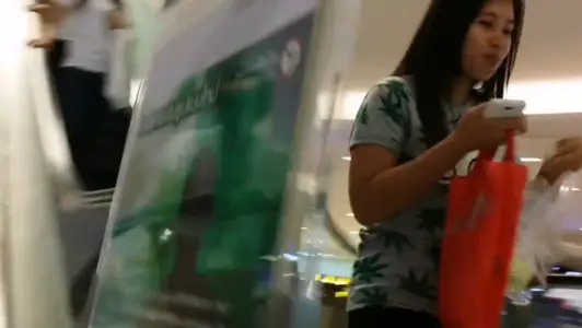 @ 20207951267 User Upload: Copy the bottom of my sister's skirt in the elevator,