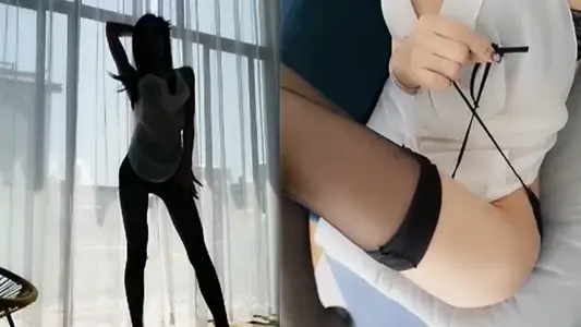 The romantic lap dance at the window seduces you to fuck her.