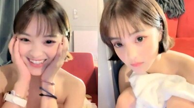 Beautiful short hair naked temptation show and girlfriends leak milk together.