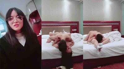 Good girl with exercise book and gangster boyfriend open room dialect dialogue