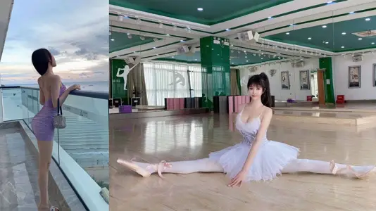 Teacher Xin Xin of the dance club has the best character horse.