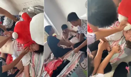 The little whore on the wheel!