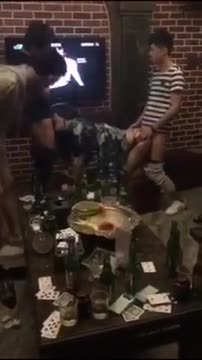 The whole network knows that Li x Xue and Zheng x Hao broke up with the beautiful woman KTV drunk before and after the crazy 3P trembles short video exposure with wechat complete dialogue