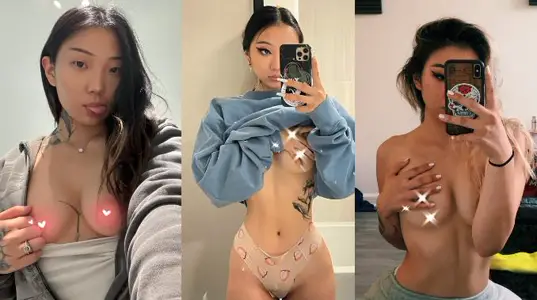 Asian blogger [Saucekay] sex private collection, huge breasts and fat buttocks were grabbed by black brother and then shot inside