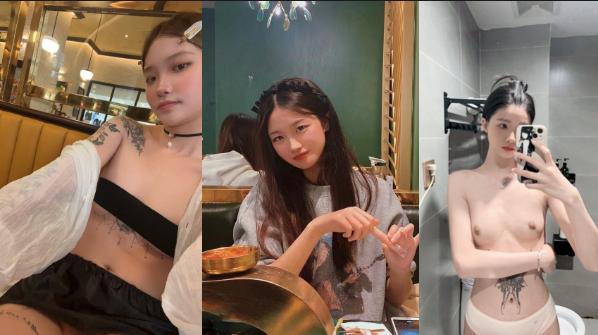 High-cold contrast goddess [Li Muzi] In front of diaosi, the stunner goddess, the bitch at the foot of the rich second generation, exposed outdoors and exposed her milk in the street.