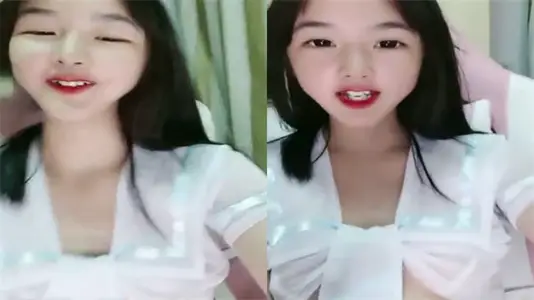 White and sweet sister lewd voice slurping language liao Sao interactive play milk button forced props masturbation