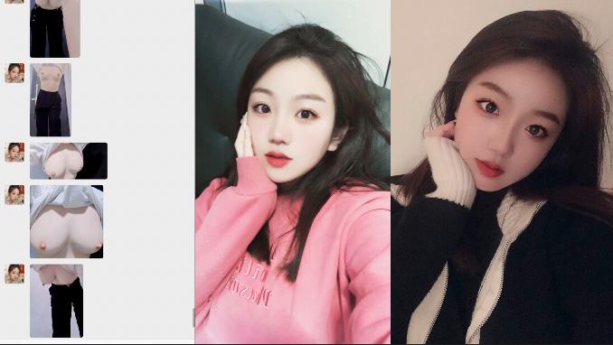 Anhui female college student [Su Xuelin] long-distance boyfriend can't satisfy Sao force, can only pull pull force touch milk self-decompression
