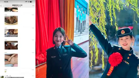After police flower Zhang Jinyu, rookies appeared frequently, retired military flower businessmen sold their bodies for progress, and a large number of life photos and indecent videos were exposed.