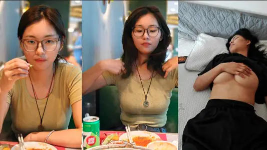 Shanxi Datong [Yu Siqi] was exposed by love rat boyfriend sex video, the best contrast eye sister snow-white giant breast let nosebleed DC