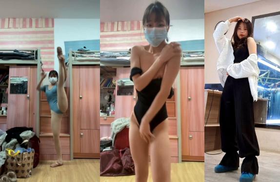 Liaoning University Dance Student [Li Yulan] Dormitory Masturbation Video Exposed, One-character Horse Showing M Legs Open Props Playing with Lust Water