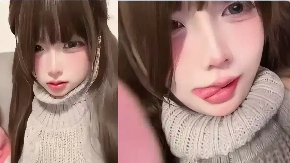 Station B Cheese Sister U Private Video Outflow! I can't think of such a coquettish face under my pure and tender sister!!