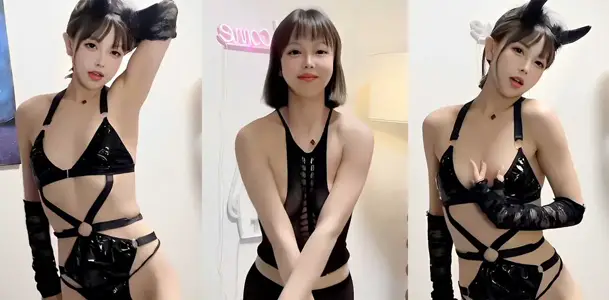 Super pure beautiful girl [little a kwai] dynamic naked dance video outflow, giant breasts petite figure seducer all kinds of fun outfit hot dance tease off the charts
